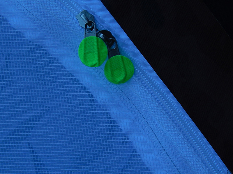 I couldn’t stop there! Love how easy it is to see these Pro Gaff® Fluorescent Dots; I took two and sandwiched them on each zipper pull. BRILLIANT! I couldn’t stop there! Love how easy it is to see these Pro Gaff® Fluorescent Dots; I took two and sandwiched them on each zipper pull. BRILLIANT!