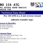 Pro 154 ATG Spec Sheet Pro 154 ATG Spec Sheet